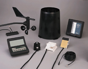 Die einzelnen Komponenten der DAVIS-GroWeather-Station